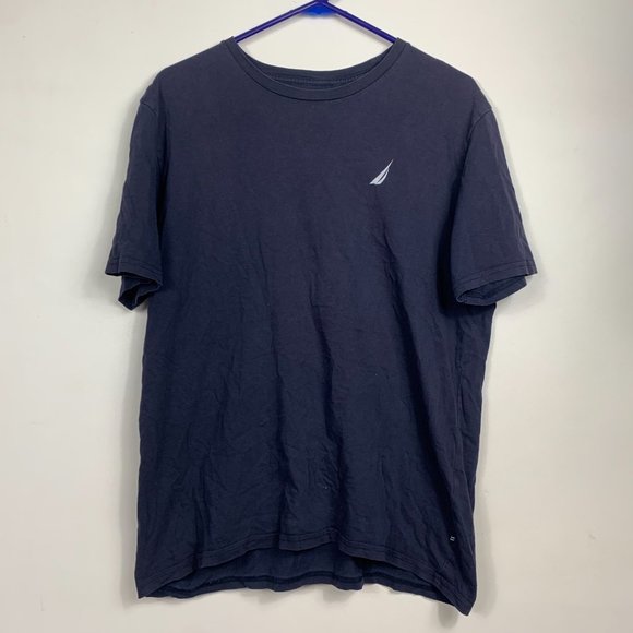 Nautica Double-Sided T-Shirt Mens Size M Short Sleeve Cotton-Blend - Picture 2 of 8